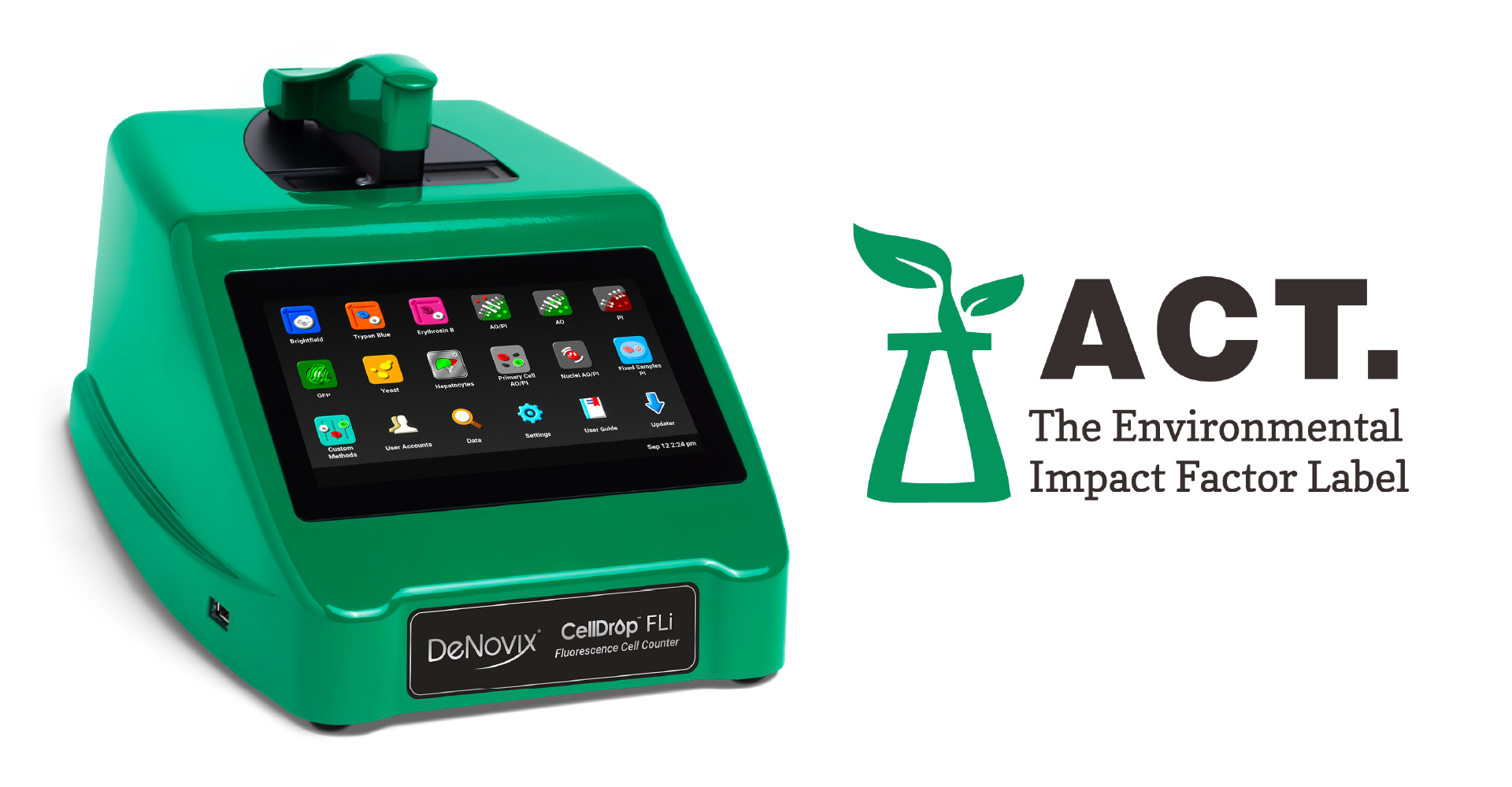 CellDrop Automated Cell Counter is ACT Label Certified