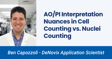 AO/PI Interpretation Nuances in Cell Counting vs. Nuclei Counting